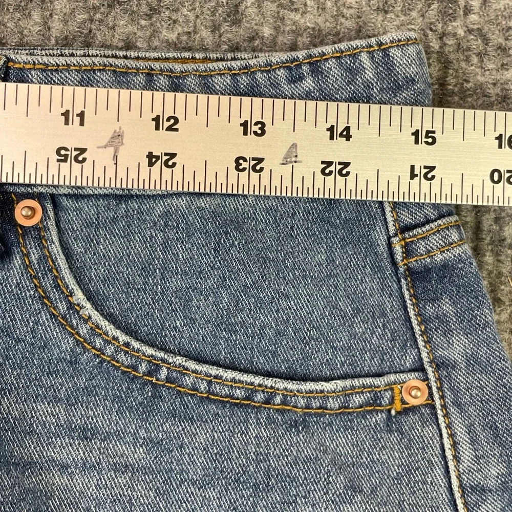 Wild Fable Denim Shorts Women 8 Blue Lot of 2 Super High Rise Distressed Frayed